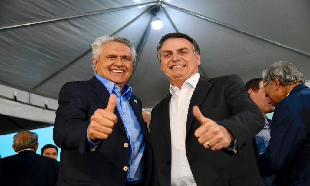 Imagem Ilustrando a Notícia: Caiado confirma presença ao lado de Bolsonaro em encontro do PL em Goiânia