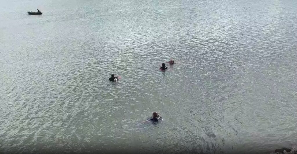 Imagem Ilustrando a Notícia: Antebraço é encontrado em represa próximo do local onde mergulhador desapareceu, em Rio Verde