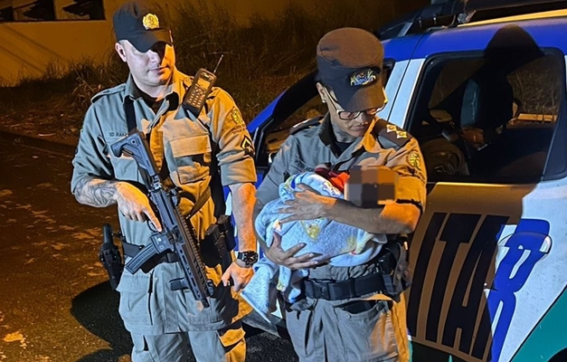 Imagem Ilustrando a Notícia: Polícia resgata bebê de dois meses de agressões da mãe em Hidrolândia