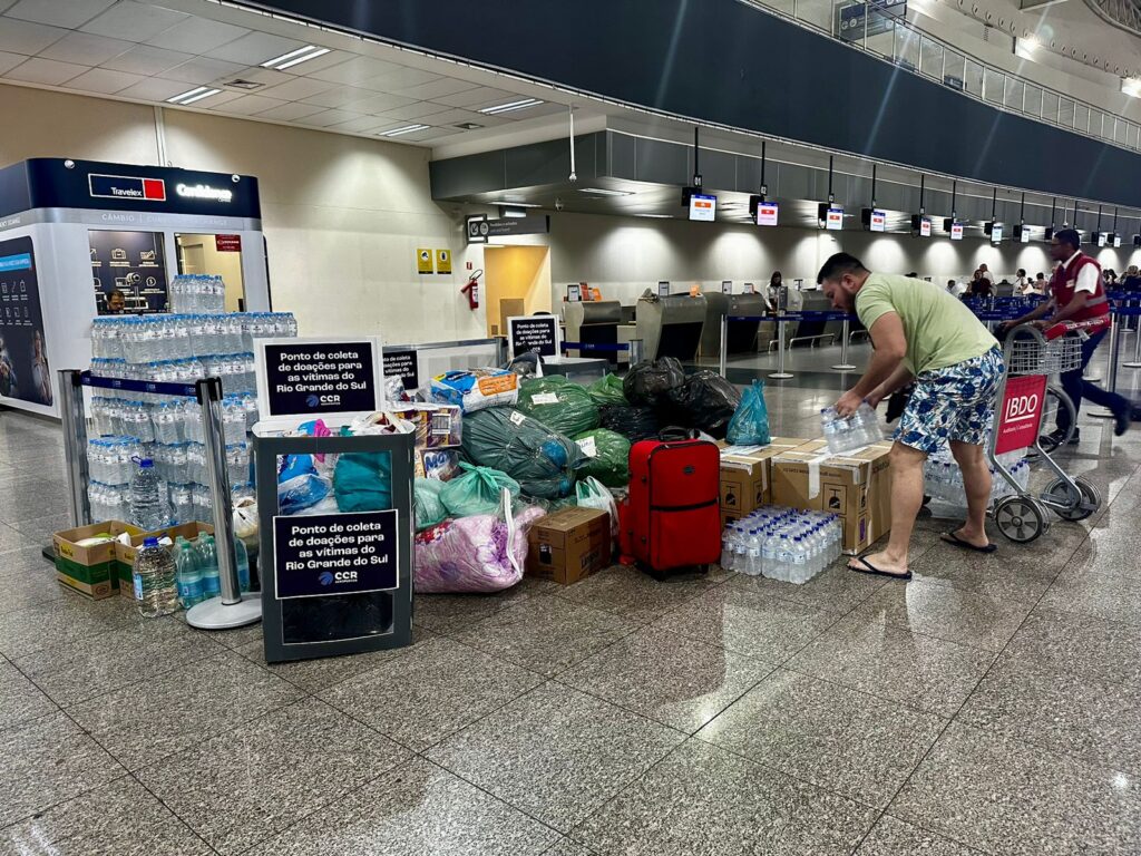 Imagem Ilustrando a Notícia: Aeroporto de Goiânia arrecada doações para o Rio Grande do Sul 