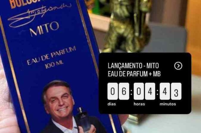 Imagem Ilustrando a Notícia: Perfume de Bolsonaro, ‘Mito’, será lançado quinta-feira