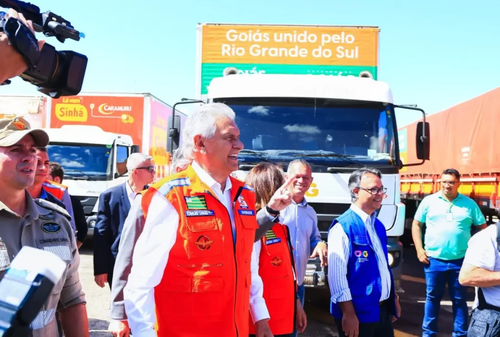 Imagem Ilustrando a Notícia: Goiás envia 200 toneladas de donativos ao Rio Grande do Sul