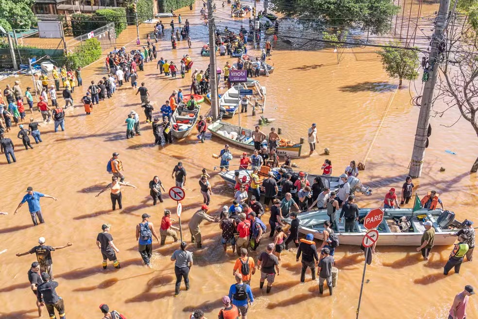 Imagem Ilustrando a Notícia: Número de mortos pelas chuvas no RS sobe para 136
