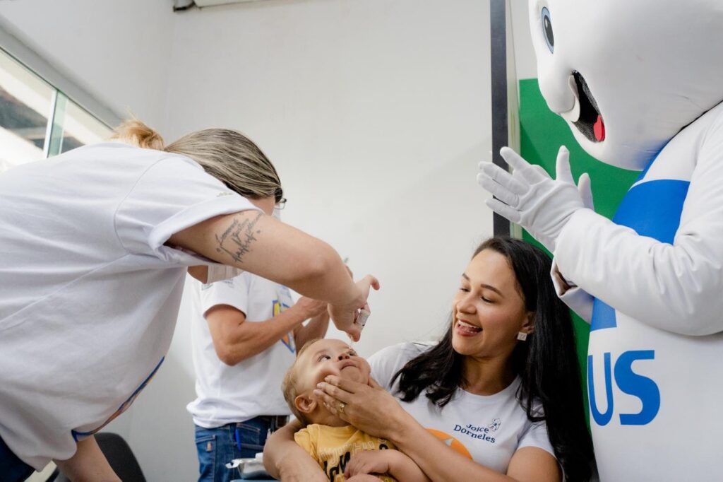 Imagem Ilustrando a Notícia: Goiânia inicia Campanha Nacional de Vacinação com meta de alcançar 95% das crianças