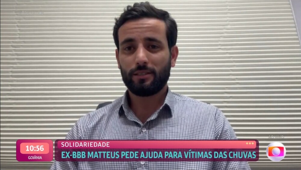 Imagem Ilustrando a Notícia: Ex-BBB Matteus fala sobre ajudar as vitimas das enchentes no Rio Grande do Sul