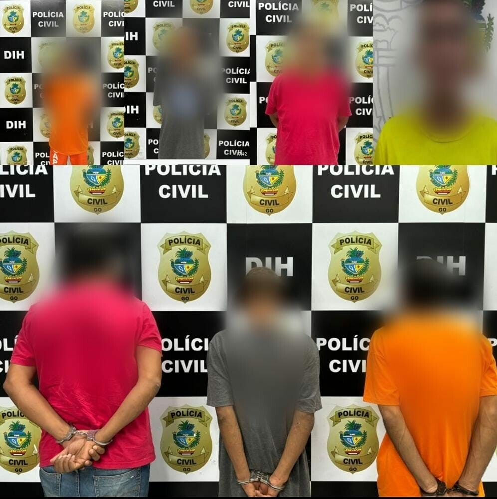 Imagem Ilustrando a Notícia: Quatro suspeitos são presos após sequestrar e matar vítima por suposta dívida de drogas em Goiânia