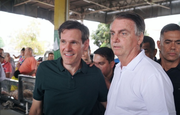 Imagem Ilustrando a Notícia: Em Rio Verde, Bolsonaro reforça pré-candidatura de Lissauer