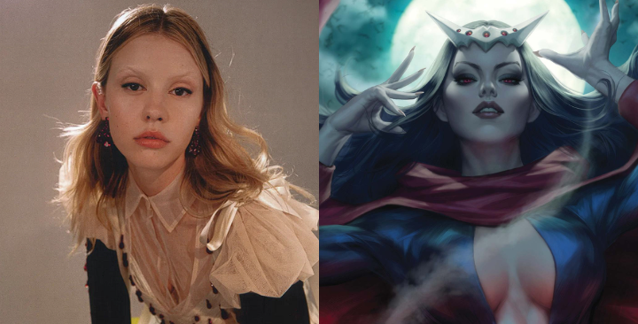 Imagem Ilustrando a Notícia: Mia Goth interpreta Lilith em ‘Blade’, novo filme da Marvel