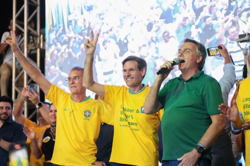 Imagem Ilustrando a Notícia: Ao lado de Bolsonaro, Lissauer lança pré-candidatura em Rio Verde