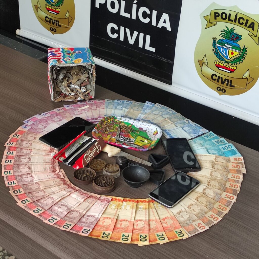 Imagem Ilustrando a Notícia: Polícia prende suspeitos de tráfico de drogas e homicídio em Goiás