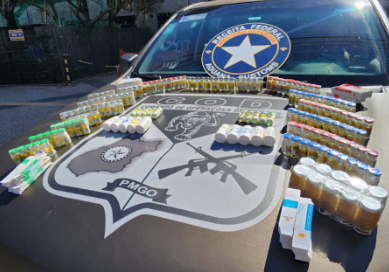 Imagem Ilustrando a Notícia: Receita Federal e Polícia Militar apreendem cargas de anabolizantes contrabandeados