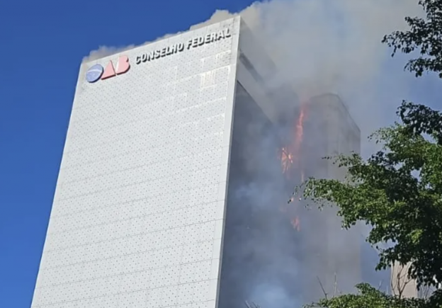 Imagem Ilustrando a Notícia: Incêndio na OAB: presidente da instituição se pronuncia