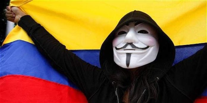 Imagem Ilustrando a Notícia: Hackers anônimos Anonymous derrubam sites da Venezuela