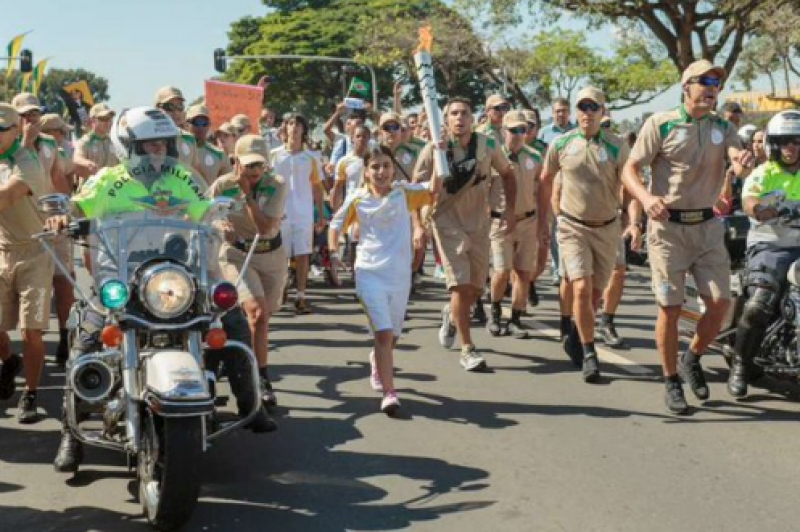 Imagem Ilustrando a Notícia: Confira o trajeto da tocha olímpica em Goiás