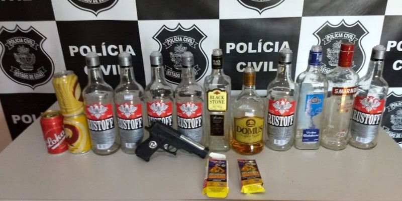 Imagem Ilustrando a Notícia: Jovem é preso suspeito de vender bebidas alcoólicas a menores