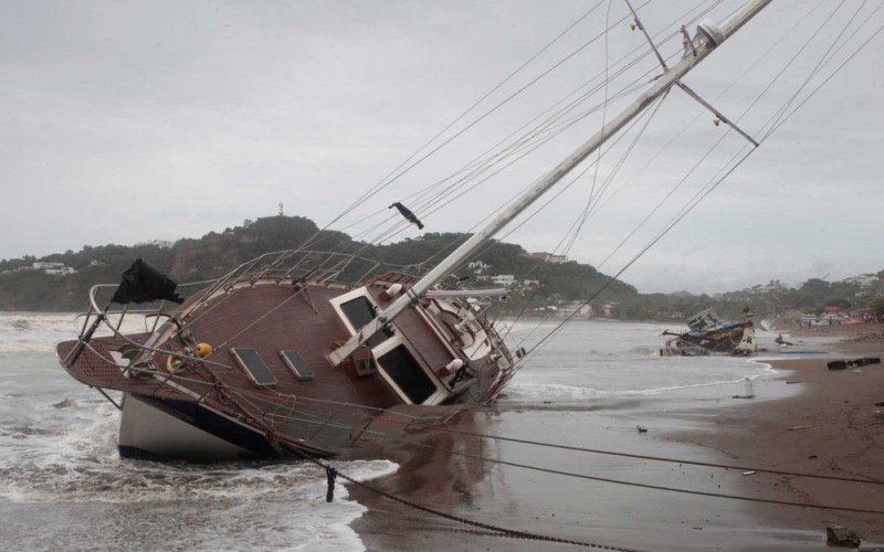 Imagem Ilustrando a Notícia: Nate mata 13 na Nicarágua e se transforma em furacão categoria 1