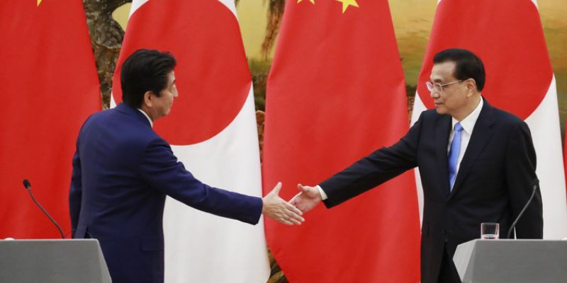Imagem Ilustrando a Notícia: China e Japão fortalecem  cooperação bilateral