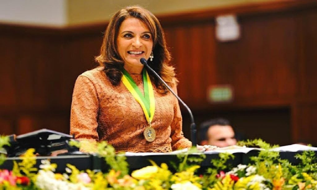 Imagem Ilustrando a Notícia: Primeira-dama do Estado, Gracinha Caiado, testa positivo para Covid-19