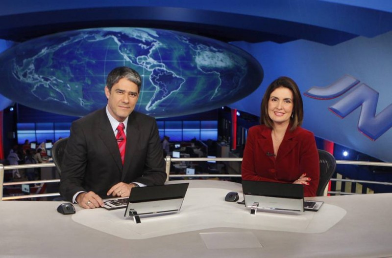 Imagem Ilustrando a Notícia: Jornalistas Willian Bonner e Fátima Bernardes anunciam a separação
