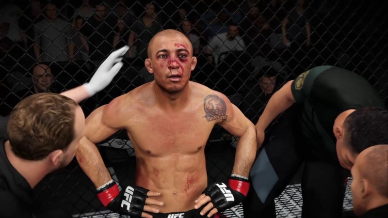 Imagem Ilustrando a Notícia: Holloway nocauteia Aldo e conquista cinturão linear no UFC 212