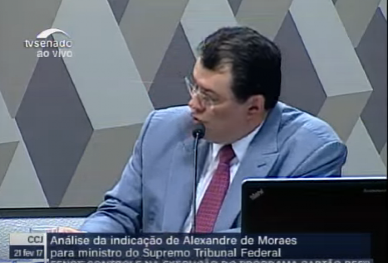 Imagem Ilustrando a Notícia: Senado sabatina Alexandre de Moraes, indicado ao STF; assista