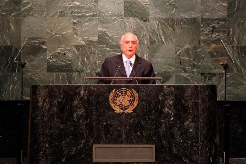 Imagem Ilustrando a Notícia: Temer diz na ONU que impeachment respeitou ordem constitucional