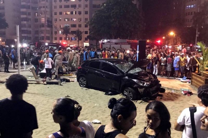 Imagem Ilustrando a Notícia: Homem que atropelou pedestres e matou bebê em Copacabana pretendia fugir do país