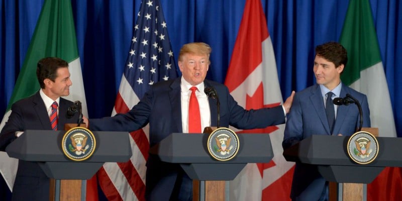 Imagem Ilustrando a Notícia: EUA, México e Canadá assinam tratado