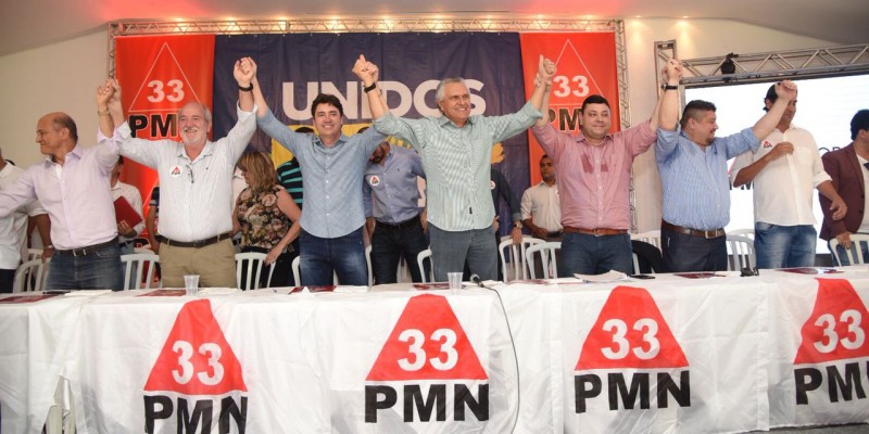Imagem Ilustrando a Notícia: Caiado participa de encontro com 80 pré-candidatos do PMN