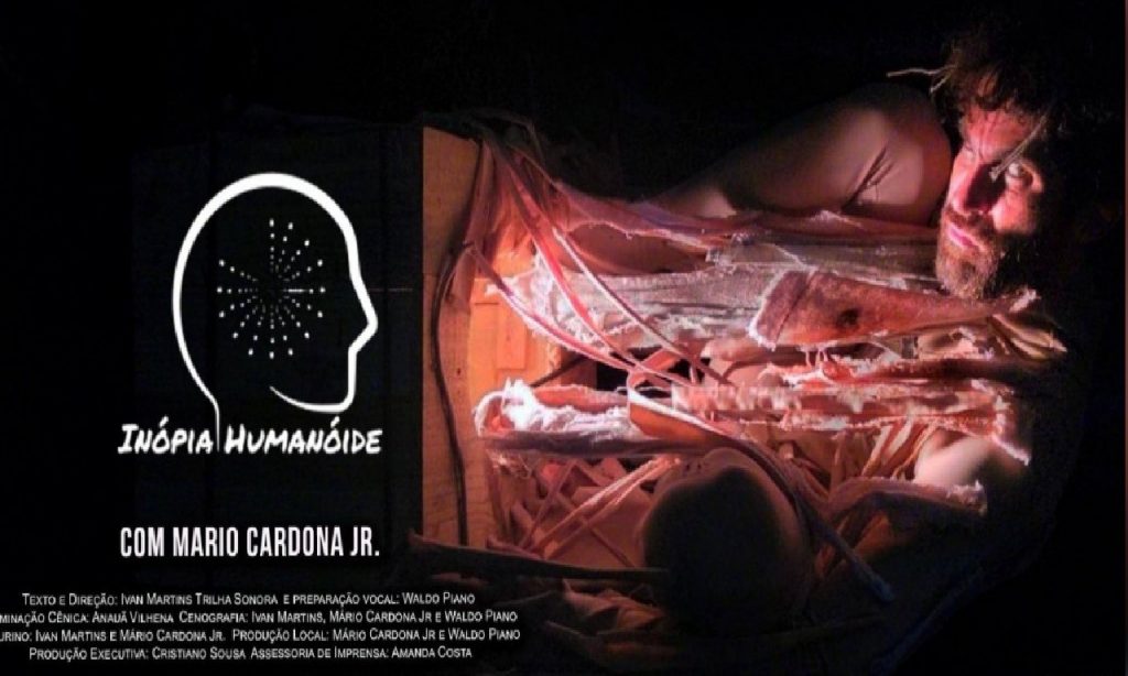 Imagem Ilustrando a Notícia: Espetáculo “Inópia Humanoide” estreia neste sábado em plataforma digital