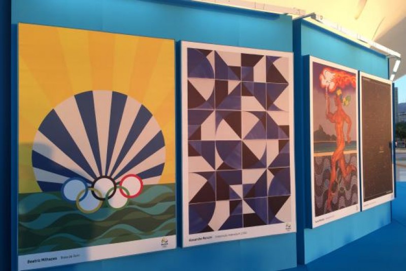 Imagem Ilustrando a Notícia: Posters da Rio 2016 são lançados em exposição no Museu do Amanhã