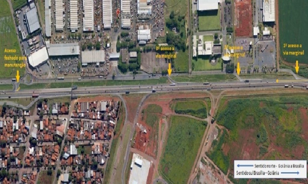 Imagem Ilustrando a Notícia: Concessionária fecha BR-153 no acesso ao Aeroporto de Goiânia nesta quinta (29)