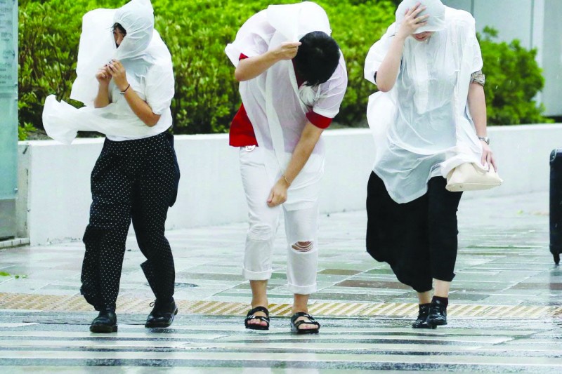 Imagem Ilustrando a Notícia: Tufão Jebi atinge o Japão; ao menos 7 pessoas morreram