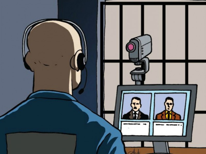 Imagem Ilustrando a Notícia: Presídios goianos passarão a ter sistema de videoconferência