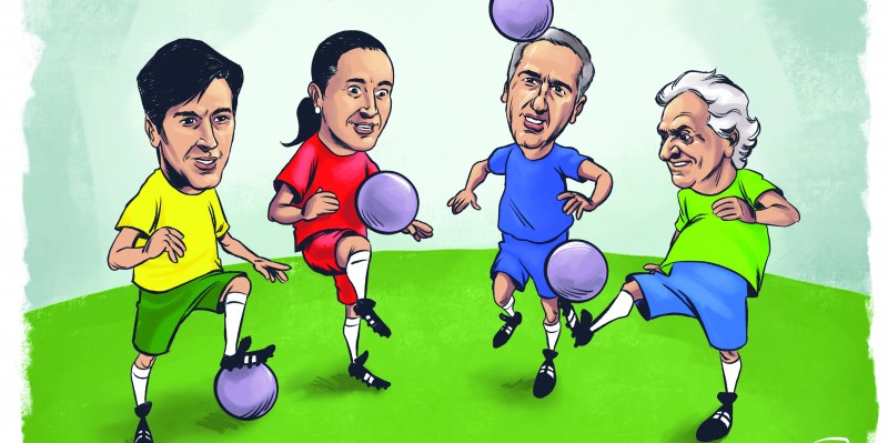 Imagem Ilustrando a Notícia: Olho na Copa e na pré-campanha
