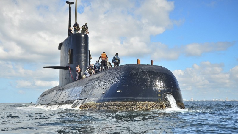 Imagem Ilustrando a Notícia: Argentina oferece recompensa em troca de pistas de submarino