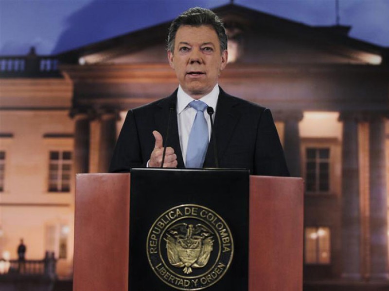 Imagem Ilustrando a Notícia: Presidente da Colômbia, Juan Manuel Santos, declara guerra à corrupção