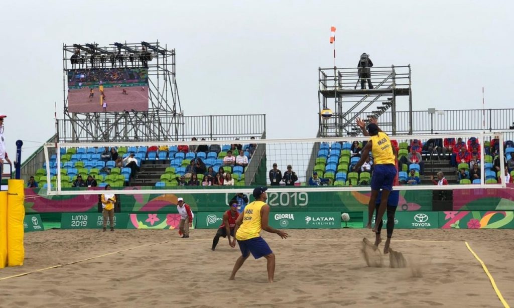 Imagem Ilustrando a Notícia: Brasil avança para as quartas de final no vôlei de praia