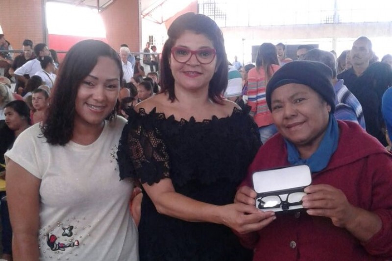 Imagem Ilustrando a Notícia: Mil óculos são entregues aos participantes do GJV no município de Águas Lindas
