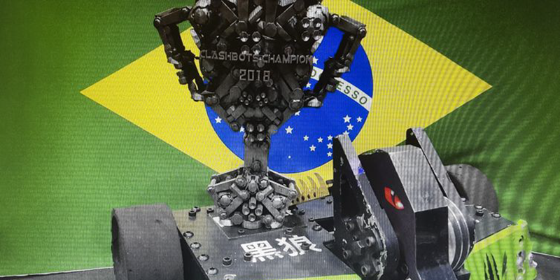 Imagem Ilustrando a Notícia: Brasileiros vencem competição internacional de luta de robôs