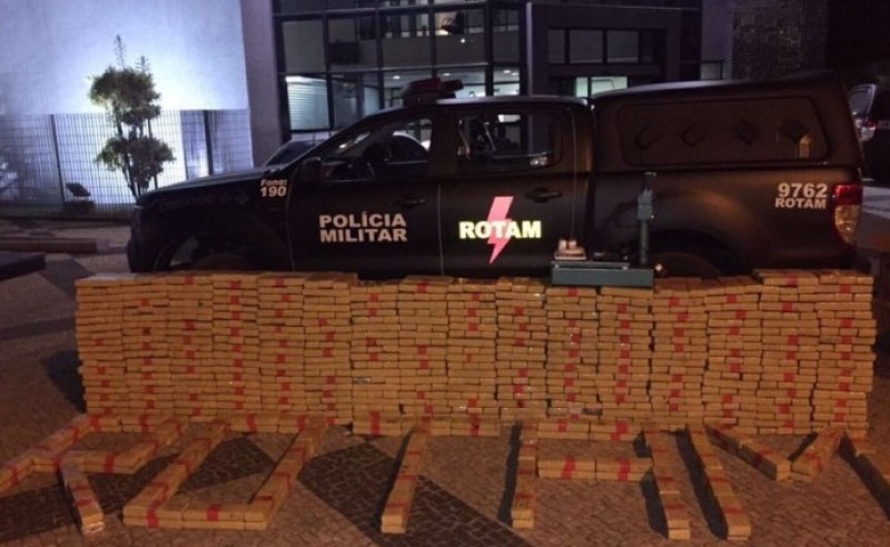 Imagem Ilustrando a Notícia: Polícia apreende 900 quilos de maconha em Aparecida