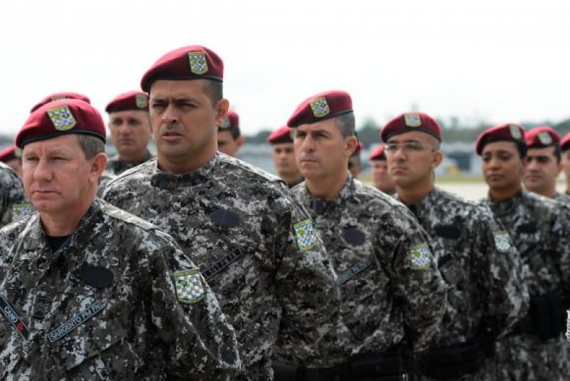Imagem Ilustrando a Notícia: Força Nacional começa a chegar em Manaus e Boa Vista