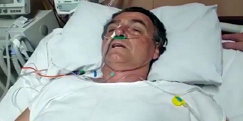 Imagem Ilustrando a Notícia: Bolsonaro retira sonda e começa a se alimentar oralmente