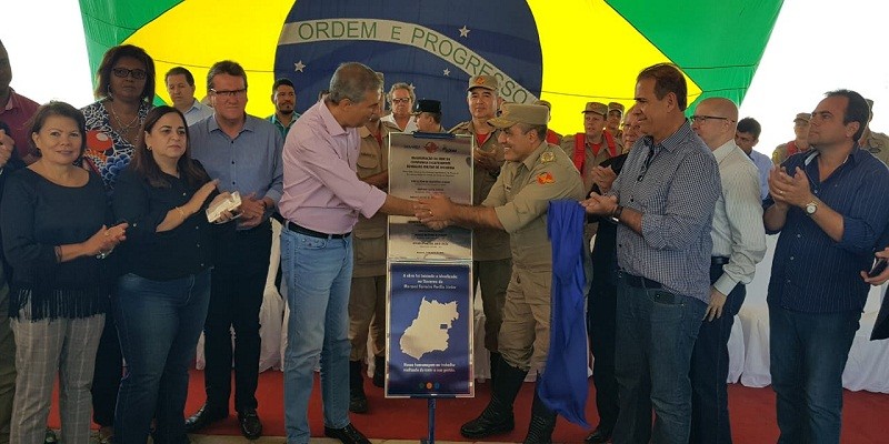 Imagem Ilustrando a Notícia: Novo quartel do Corpo de Bombeiros é inaugurado em Goiânia