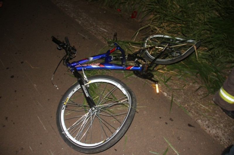 Imagem Ilustrando a Notícia: Ciclista morre em uma colisão com veículo de passeio
