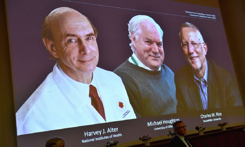 Imagem Ilustrando a Notícia: Nobel de Medicina é de cientistas que pesquisaram vírus da hepatite C