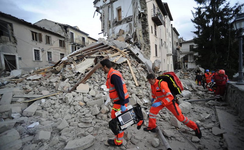 Imagem Ilustrando a Notícia: Itália volta a sofrer terremotos na área central