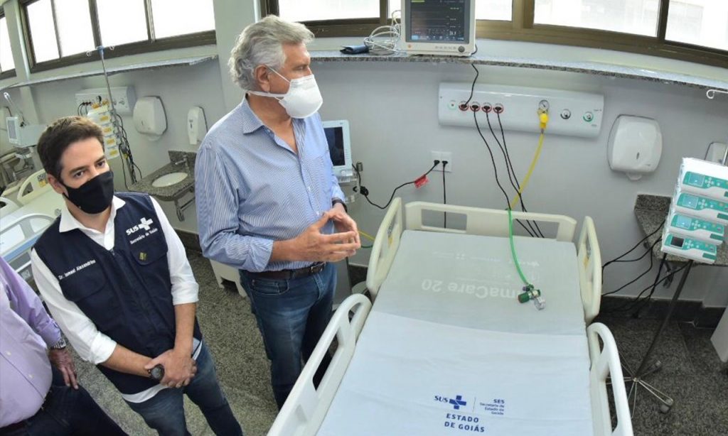 Imagem Ilustrando a Notícia: Oitavo Hospital de Campanha é inaugurado em Goiás com 186 leitos para tratamento da Covid-19