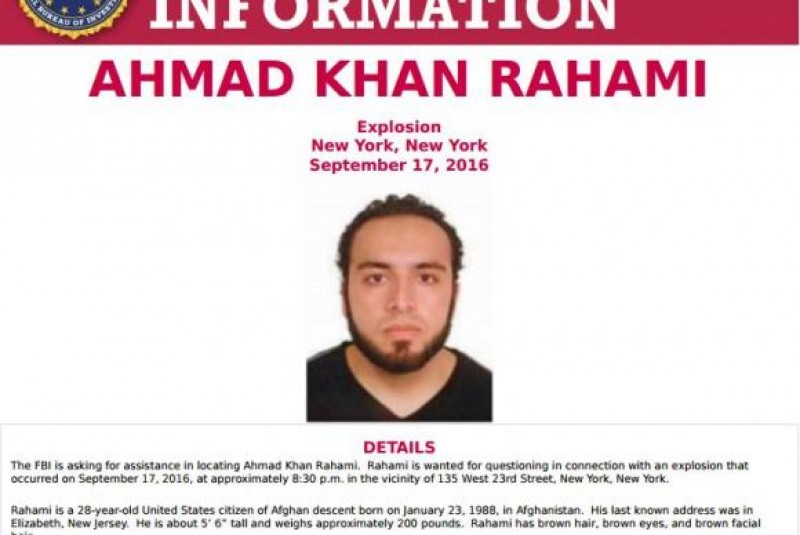 Imagem Ilustrando a Notícia: FBI inicia busca por suspeito de ato terrorista em Nova York