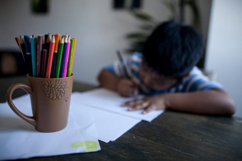 Imagem Ilustrando a Notícia: Arte ajuda menino a superar traumas